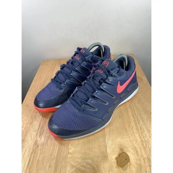 Nike Shoes - Nike Air Zoom Vapor X HC Womens Blue Pink White Tennis Shoes AA8027-400 size 7